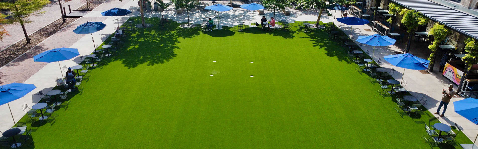 Commercial Artificial Grass Installation